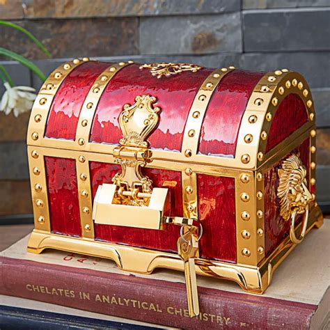 metal treasure box|decorative treasure boxes.